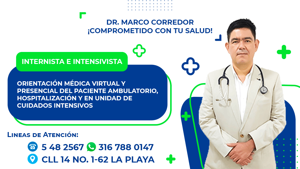 Dr Marco Corredor medico intensivista en cúcuta